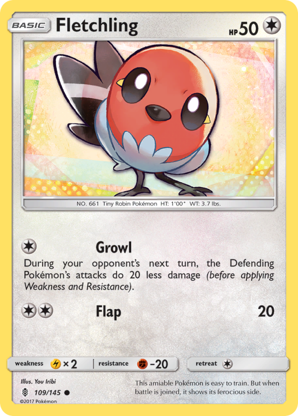 Fletchling (109 145) [Sun & Moon: Guardians Rising] Online