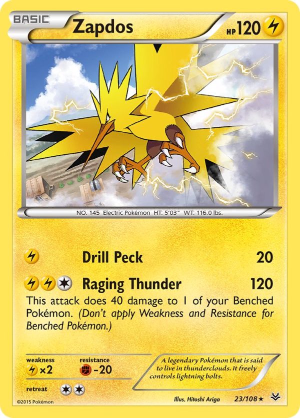 Zapdos(23 108) (Theme Deck Exclusive) [XY: Roaring Skies] Discount