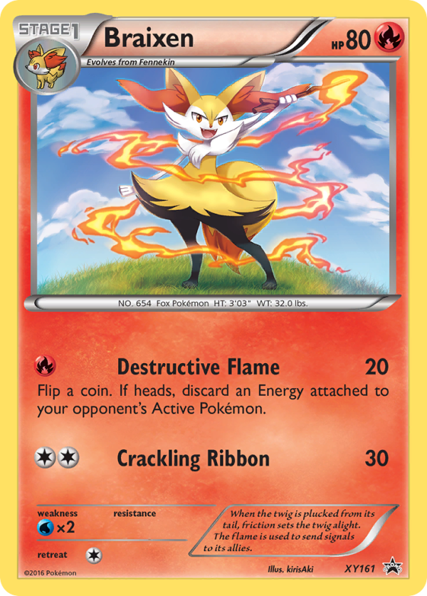 Braixen (XY161) [XY: Black Star Promos] Cheap