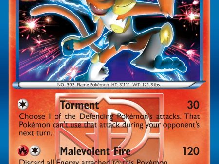 Infernape (17 135) (Theme Deck Exclusive) [Black & White: Plasma Storm] Supply