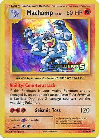 Machamp (59 108) (XY Evolutions Prerelease) [XY: Black Star Promos] Online now