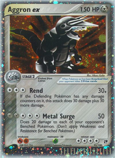 Aggron ex (95 100) [EX: Sandstorm] Discount