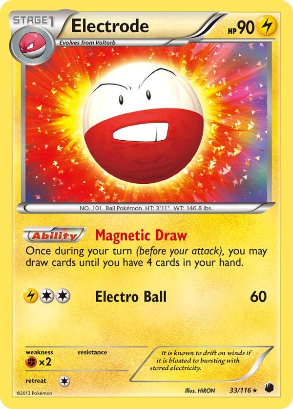 Electrode (33 116) (Theme Deck Exclusive) [Black & White: Plasma Freeze] For Sale