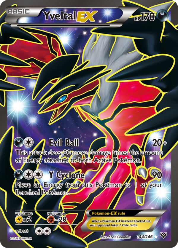 Yveltal EX (144 146) [XY: Base Set] For Cheap