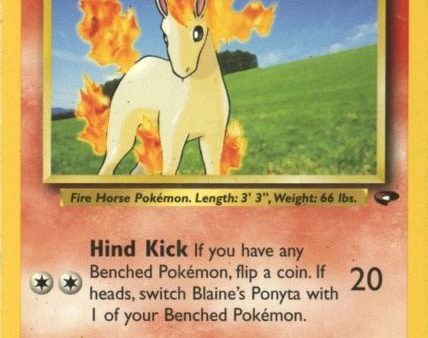 Blaine s Ponyta (64 132) [Gym Challenge Unlimited] Sale