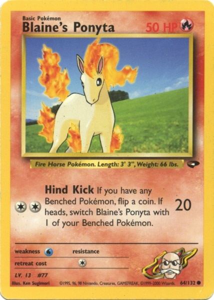 Blaine s Ponyta (64 132) [Gym Challenge Unlimited] Sale