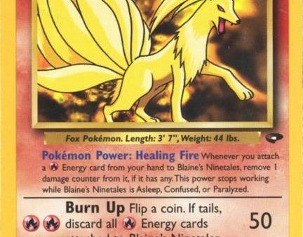 Blaine s Ninetales (21 132) [Gym Challenge Unlimited] on Sale