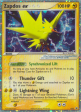 Zapdos ex (033) [Nintendo: Black Star Promos] For Discount