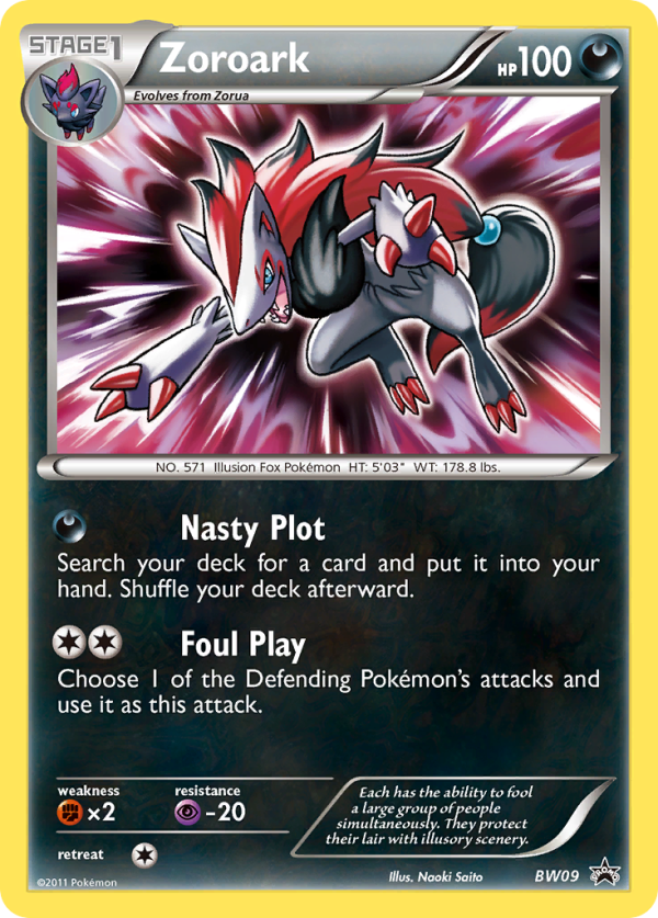 Zoroark (BW09) [Black & White: Black Star Promos] Online Sale