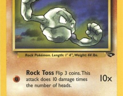 Brock s Geodude (68 132) [Gym Challenge Unlimited] For Sale