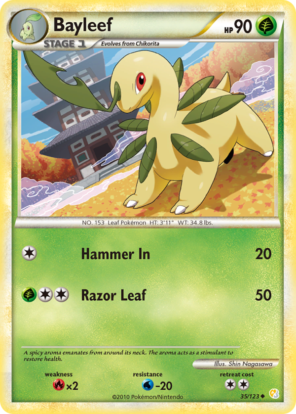 Bayleef (35 123) [HeartGold & SoulSilver: Base Set] Discount