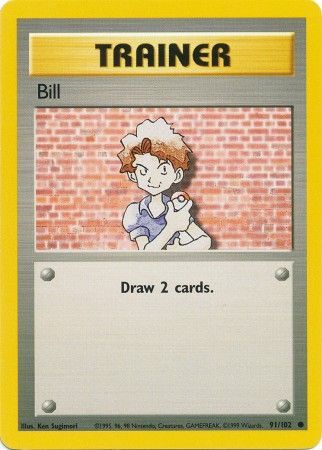 Bill (91 102) [Base Set Unlimited] For Sale