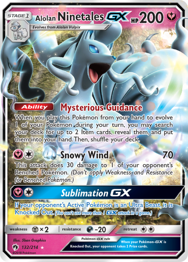 Alolan Ninetales GX (132 214) [Sun & Moon: Lost Thunder] Online