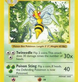 Beedrill (17 102) [Base Set Shadowless Unlimited] Supply