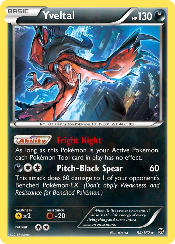 Yveltal (94 162) (Cosmos Holo) (Blister Exclusive) [XY: BREAKthrough] For Discount