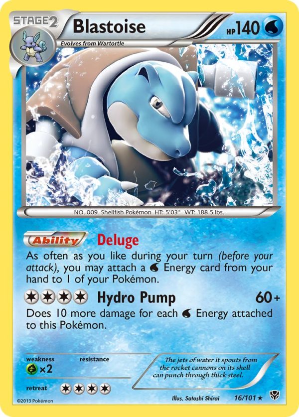 Blastoise (16 101) (Cosmos Holo) (Blister Exclusive) [Black & White: Plasma Blast] Online Hot Sale