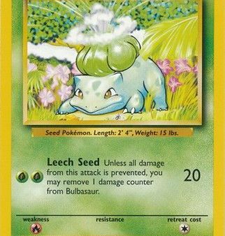 Bulbasaur (44 102) [Base Set Unlimited] For Sale