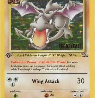 Aerodactyl (1 62) (Prerelease Promo) [Fossil 1st Edition] Online Sale