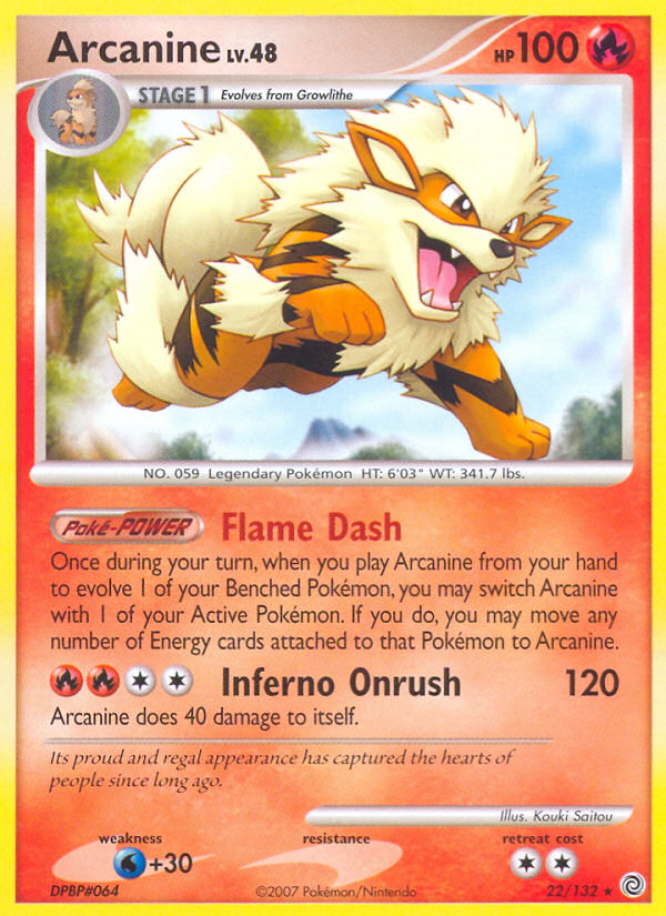 Arcanine (22 132) [Diamond & Pearl: Secret Wonders] Online Hot Sale