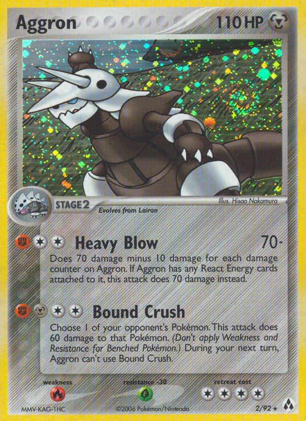 Aggron (2 92) [EX: Legend Maker] Supply