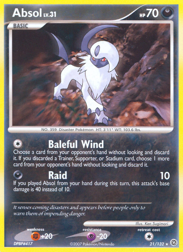 Absol (21 132) [Diamond & Pearl: Secret Wonders] Cheap