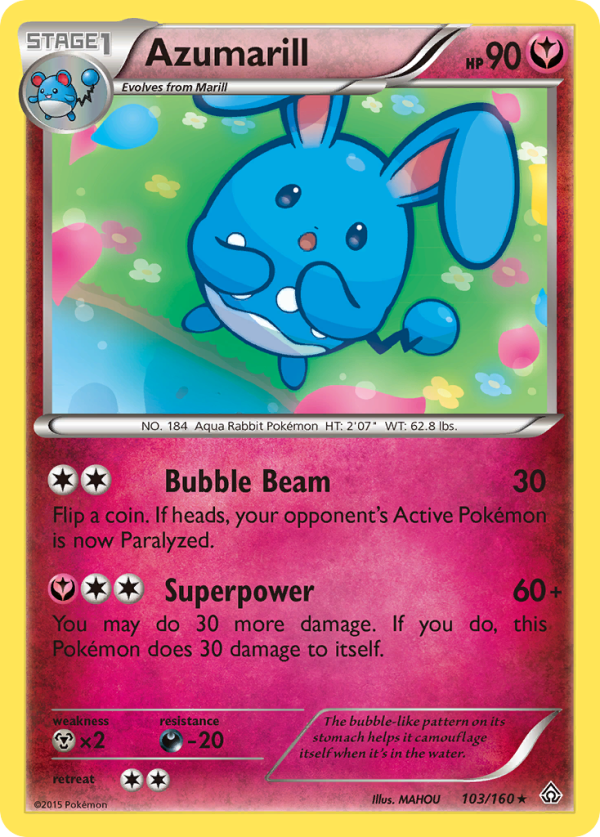 Azumarill (103 160) [XY: Primal Clash] Online now