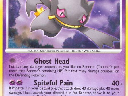 Banette (23 132) [Diamond & Pearl: Secret Wonders] Online now