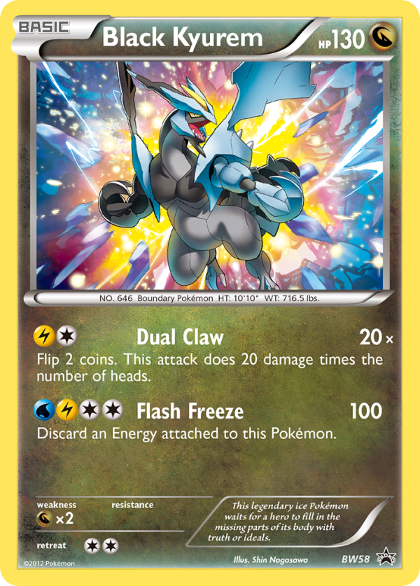 Black Kyurem (BW58) [Black & White: Black Star Promos] For Sale