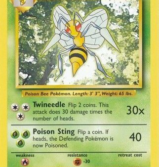 Beedrill (17 102) [Base Set Unlimited] For Sale