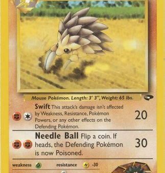 Brock s Sandslash (36 132) [Gym Challenge Unlimited] on Sale