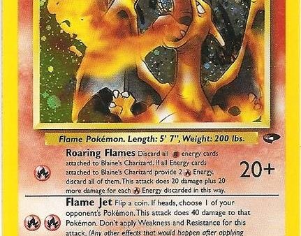 Blaine s Charizard (2 132) [Gym Challenge Unlimited] Supply