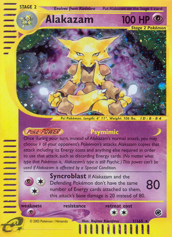 Alakazam (1 165) [Expedition: Base Set] For Sale