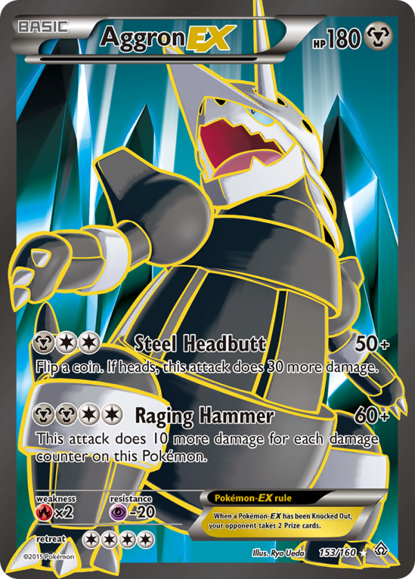 Aggron EX (153 160) [XY: Primal Clash] Supply