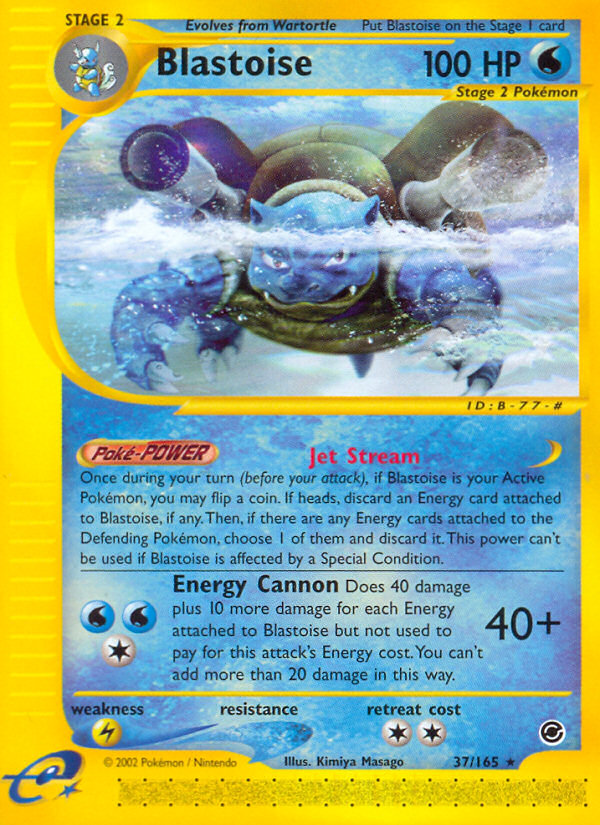 Blastoise (37 165) [Expedition: Base Set] For Sale