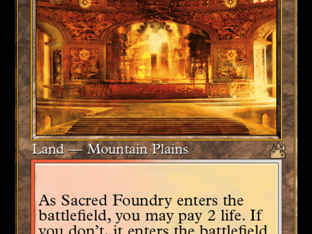 Sacred Foundry (Retro) [Ravnica Remastered] Discount