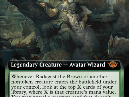 Radagast the Brown (Extended Art) (Surge Foil) [The Lord of the Rings: Tales of Middle-Earth] Online now