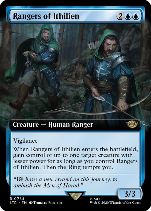 Rangers of Ithilien (Extended Art) (Surge Foil) [The Lord of the Rings: Tales of Middle-Earth] For Sale