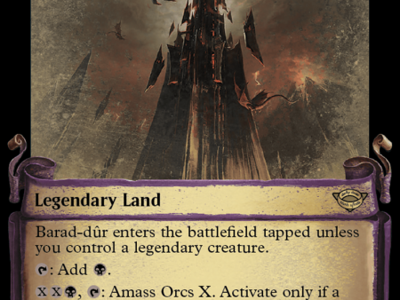 Barad-dur [The Lord of the Rings: Tales of Middle-Earth Showcase Scrolls] on Sale