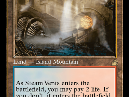 Steam Vents (Retro) [Ravnica Remastered] Hot on Sale