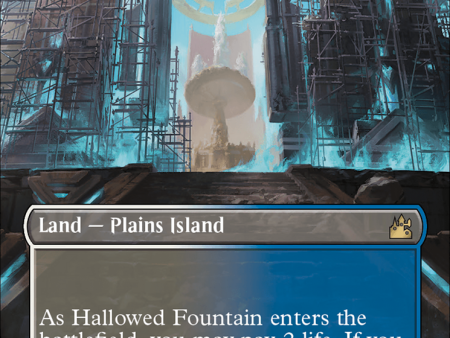 Hallowed Fountain (Borderless) [Ravnica Remastered] Hot on Sale