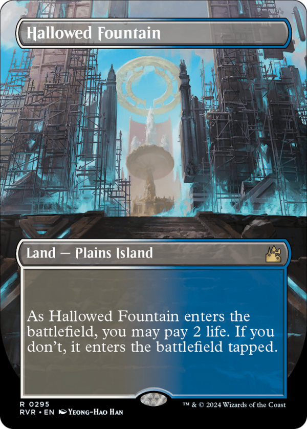 Hallowed Fountain (Borderless) [Ravnica Remastered] Hot on Sale