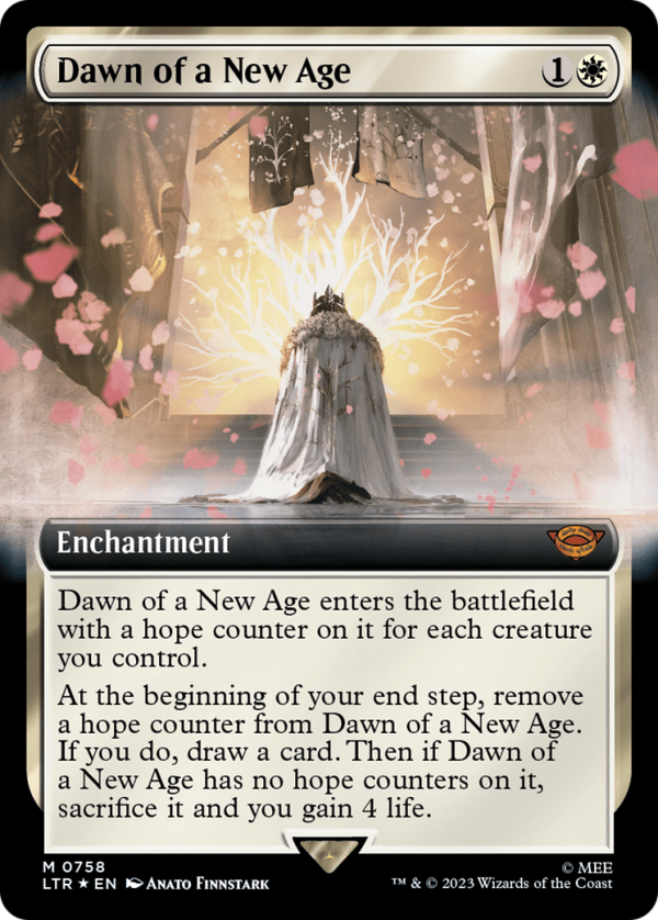 Dawn of a New Age (Extended Art) (Surge Foil) [The Lord of the Rings: Tales of Middle-Earth] Online Sale