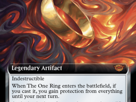 The One Ring (Extended Art) (Surge Foil) [The Lord of the Rings: Tales of Middle-Earth] Supply