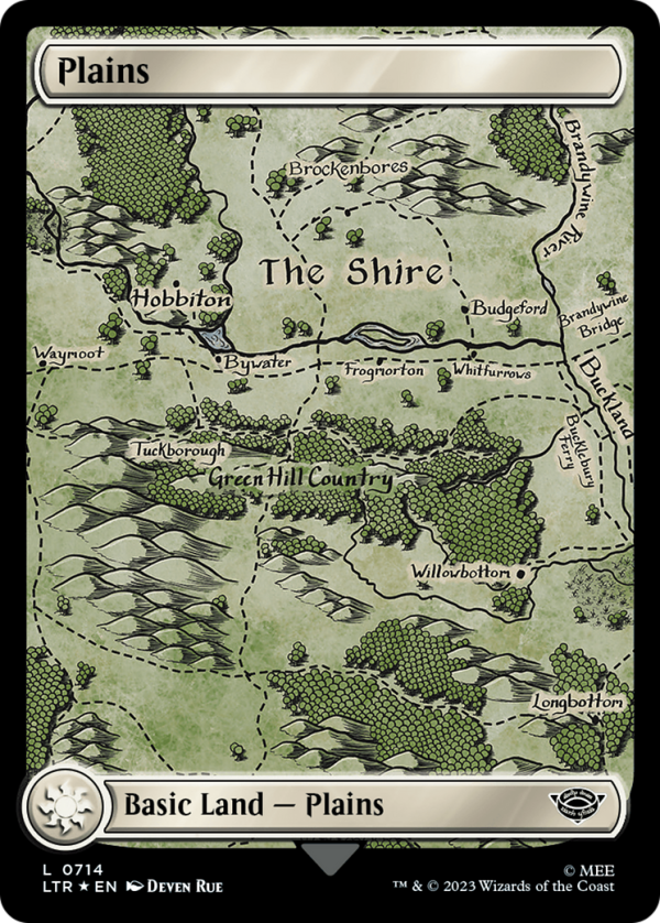 Plains (0714) (Surge Foil) [The Lord of the Rings: Tales of Middle-Earth] Online Sale