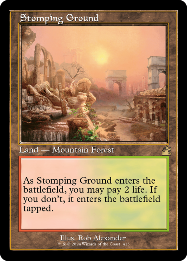 Stomping Ground (Retro) [Ravnica Remastered] Online Sale