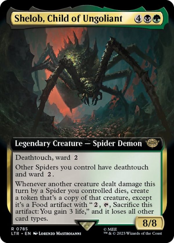 Shelob, Child of Ungoliant (Extended Art) (Surge Foil) [The Lord of the Rings: Tales of Middle-Earth] Cheap