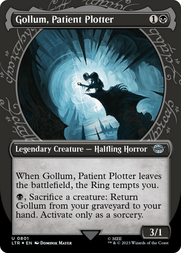 Gollum, Patient Plotter (Showcase) (Surge Foil) [The Lord of the Rings: Tales of Middle-Earth] Fashion