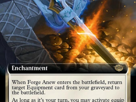 Forge Anew (Extended Art) (Surge Foil) [The Lord of the Rings: Tales of Middle-Earth] Online now