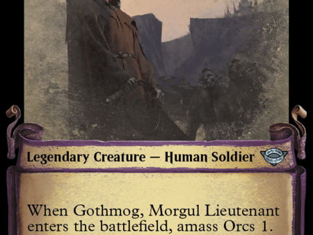 Gothmog, Morgul Lieutenant [The Lord of the Rings: Tales of Middle-Earth Showcase Scrolls] Hot on Sale