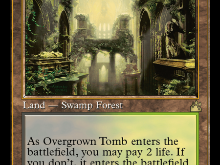 Overgrown Tomb (Retro) [Ravnica Remastered] Hot on Sale